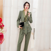 Korean clothing queen suit suit female Korean version 2022 new spring fashion professional suit Western style two-piece temperament