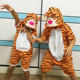 六一幼儿园动物演出服老虎衣服儿童表演夏季短袖亲子装睡衣纯棉薄