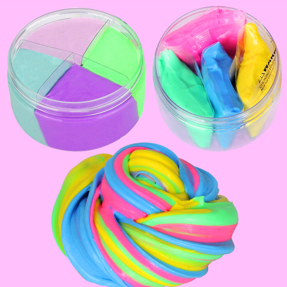 冰山泥slime泥少女泥黄油泥爆炸泥仙女泥云朵泥做泥仙气泥滑滑泥