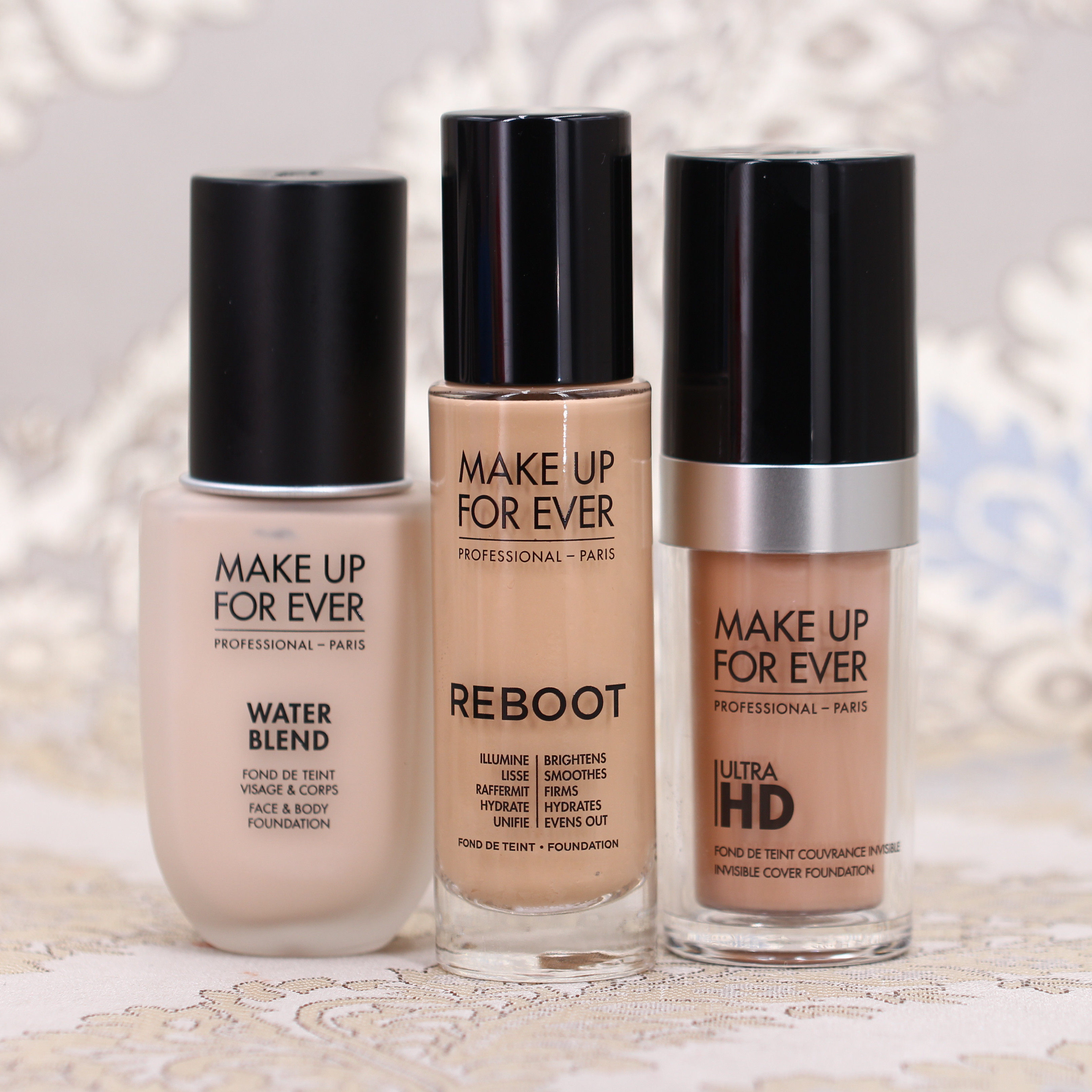 make up玫珂菲 hd高清粉底液 y225熬夜粉底液reboot 遮瑕防脱持久