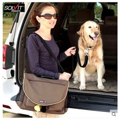 Solvit宠物户外旅行包狗粮便携包储物袋 折叠狗碗狗狗用品工具包