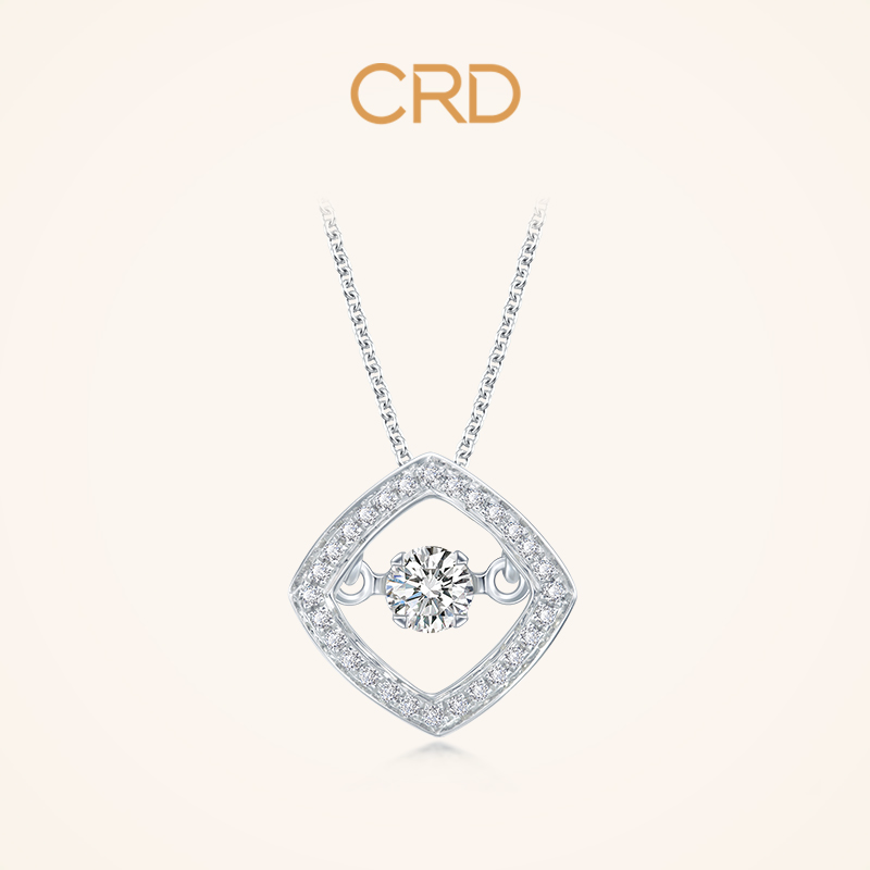 CRD Gram Lai Di Smart Diamonds Necklace 18k Diamond Pendant Diamond Group set claviclein the Jewelry/Diamond/Jade/Gold , Diamond Jewelry (New) , Choker category - from Buy2taobao.com to provide professional Taobao agent buy service