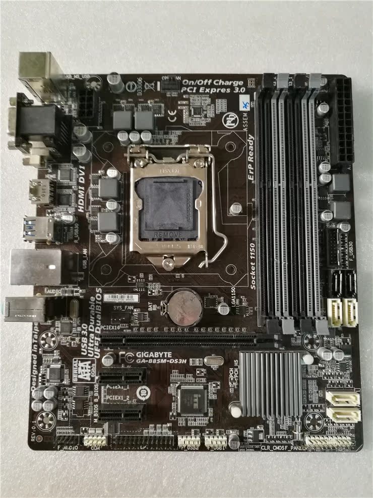 gigabyte/技嘉ga-b85m-ds3h d3h1150针电脑主板i5四代 b85hd3主板