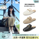 康莉羊皮包头拖鞋女25年春新款真皮圆头平底复古乐福穆勒鞋5A205D