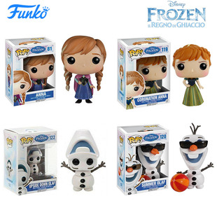 Funko POP动画迪士尼冰雪奇缘 安娜雪宝公仔手办模型摆件玩偶玩具