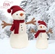 国内现货！04.03 jellycat teddy snowman 泰迪雪人红帽子雪人