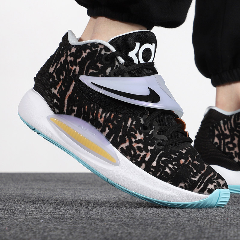 nike耐克kd 14杜兰特篮球鞋男鞋2021冬季新款减震运动鞋实战战靴
