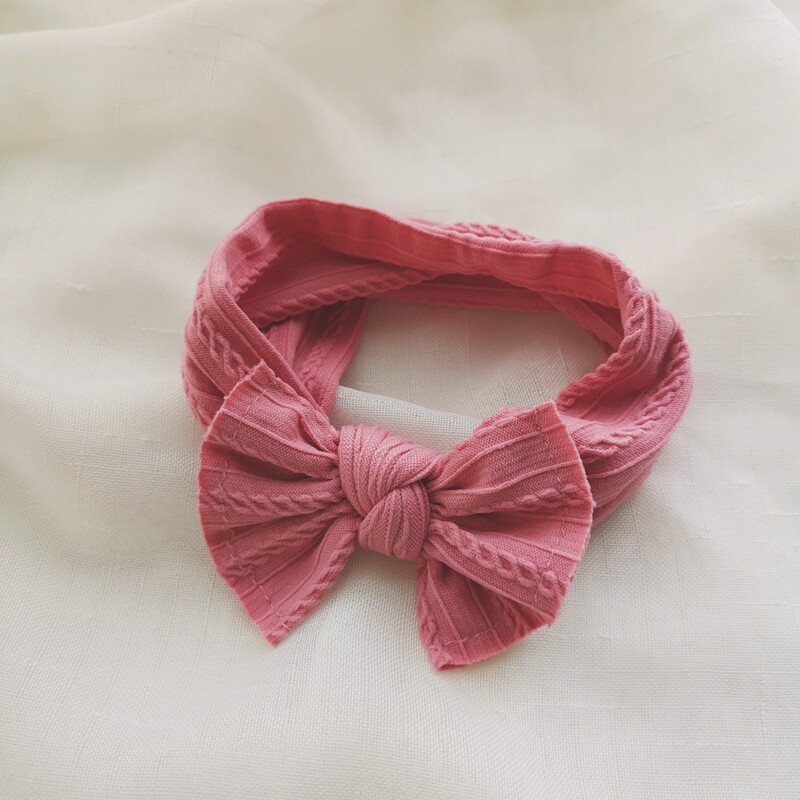 婴幼儿蝴蝶结发带韩国宝宝可爱超萌头饰公主儿童夏季薄款护囟门帽