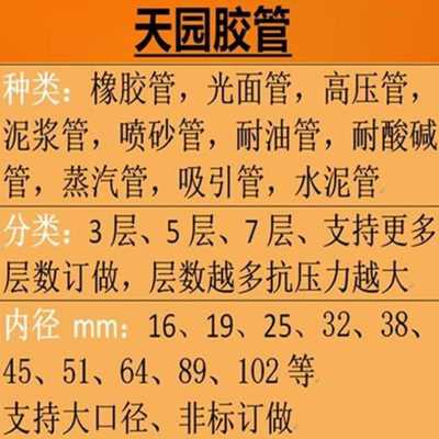 厂销新2020b黑色高压j夹布橡胶管水管软管空气管耐热耐油管蒸汽品