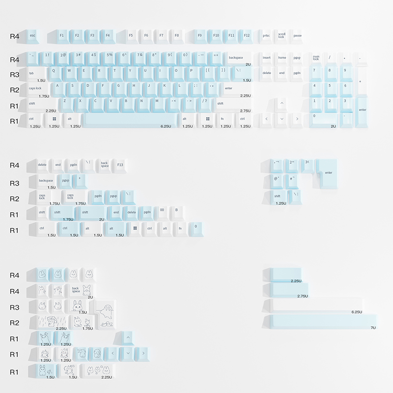 KBDfans客制化机械键盘pbt