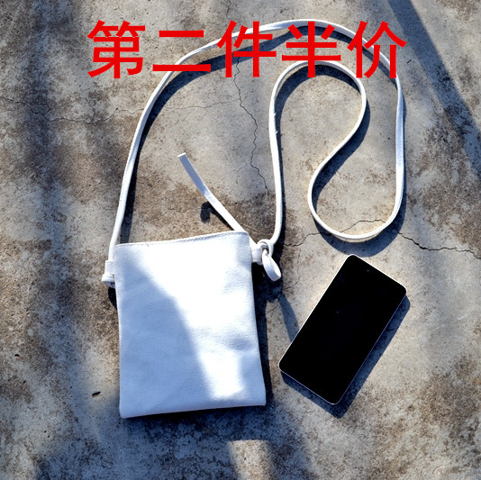 新款韩版空白手绘手机包斜挎包女包手机袋单肩小包包迷你零钱包潮