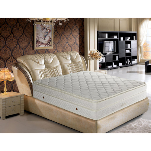 水晶之恋成人新款双层上海双弹簧双动力 天然朗玛床垫  席梦思