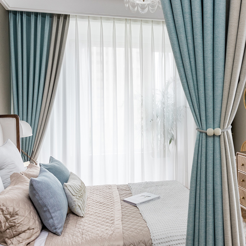 窗帘客厅高档大气现代2020款