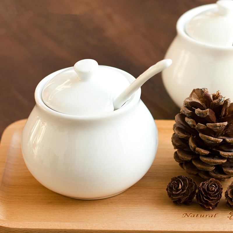 White Tatu Sugar bowl Milk tank Ceramic sugar cup Cup milk Coffee Sugar Milk cans household kitchen Milk cansin the Tableware , Coffee , Milk cans category - from Buy2taobao.com to provide professional Taobao agent buy service