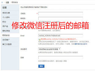 ①Email邮箱修改 标准版 2.4.1·DZ插件