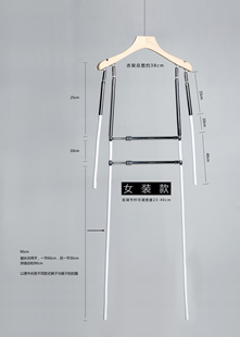 服装百变造型架挂拍定型架模特支架创意隐形衣架支撑架摄影道具