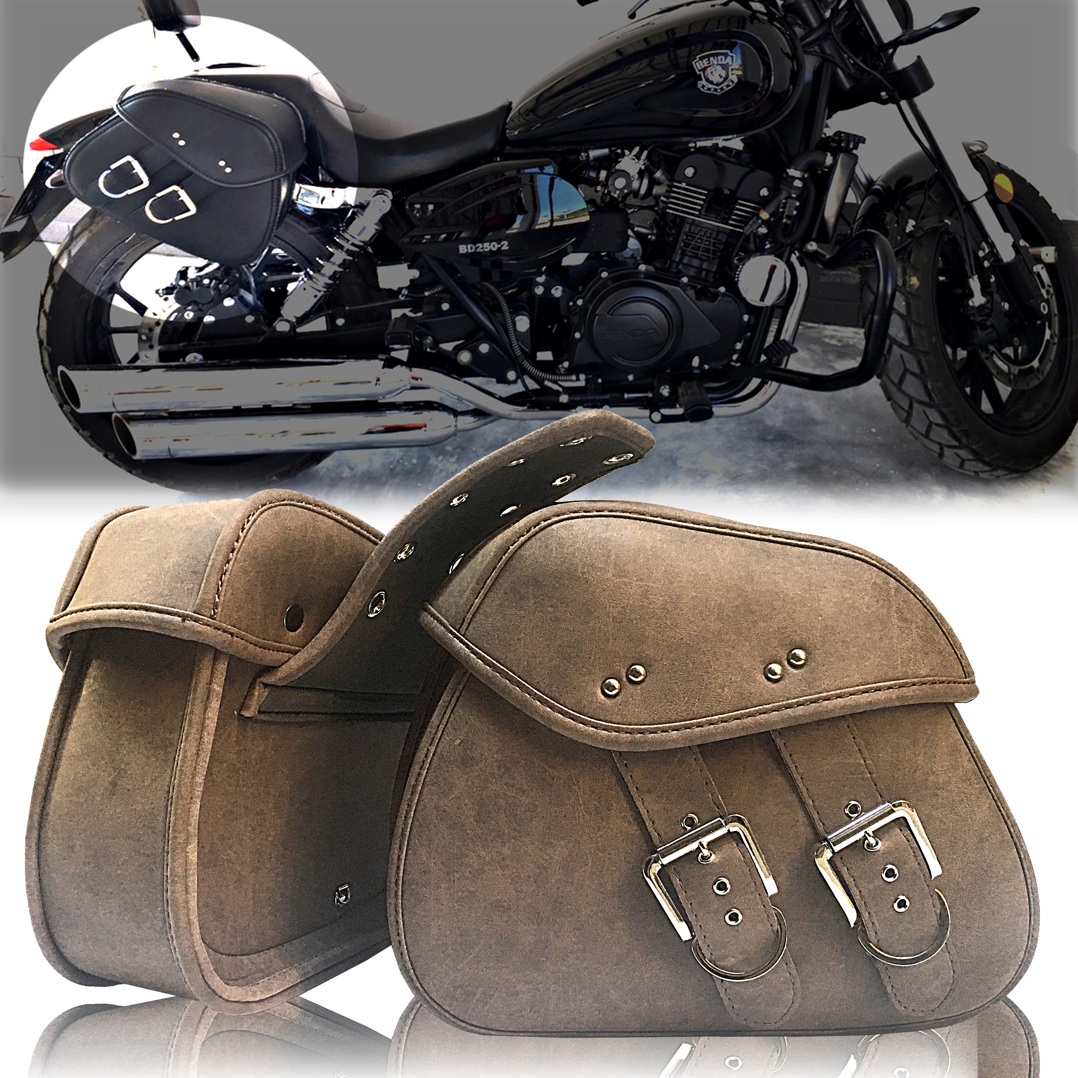 特价机车边包马鞍包_摩托车侧边箱边包钱江荣光202龙嘉v途250太子挂包