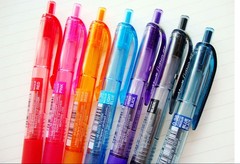 原装正品日本三菱UMN-138水笔 0.38中性笔 超多亮丽颜色 经典实用