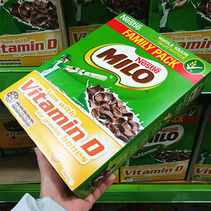 新西兰直邮雀巢nestle milo美禄巧克力营养谷物早餐麦片350克700g