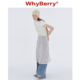 WhyBerry 24SS“月光手书”白色长款吊带裙收腰连衣裙开叉设计感