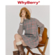 WhyBerry 23AW“童话”毛呢背心裙格子连衣裙可爱甜美小个子圣诞