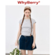 WhyBerry 24SS“风铃恋歌”蝴蝶结绣花T恤显瘦收腰短袖碎花短上衣