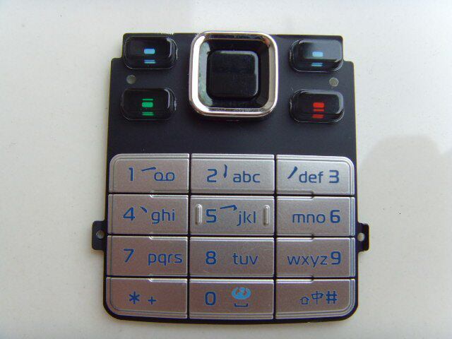 原装诺基亚手机字粒 nokia 6300键盘 原配按键 银色
