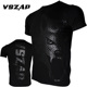 VSZAP格斗短袖健身T恤搏击休闲泰拳半袖MMA纯棉UFC拳击男训练运动
