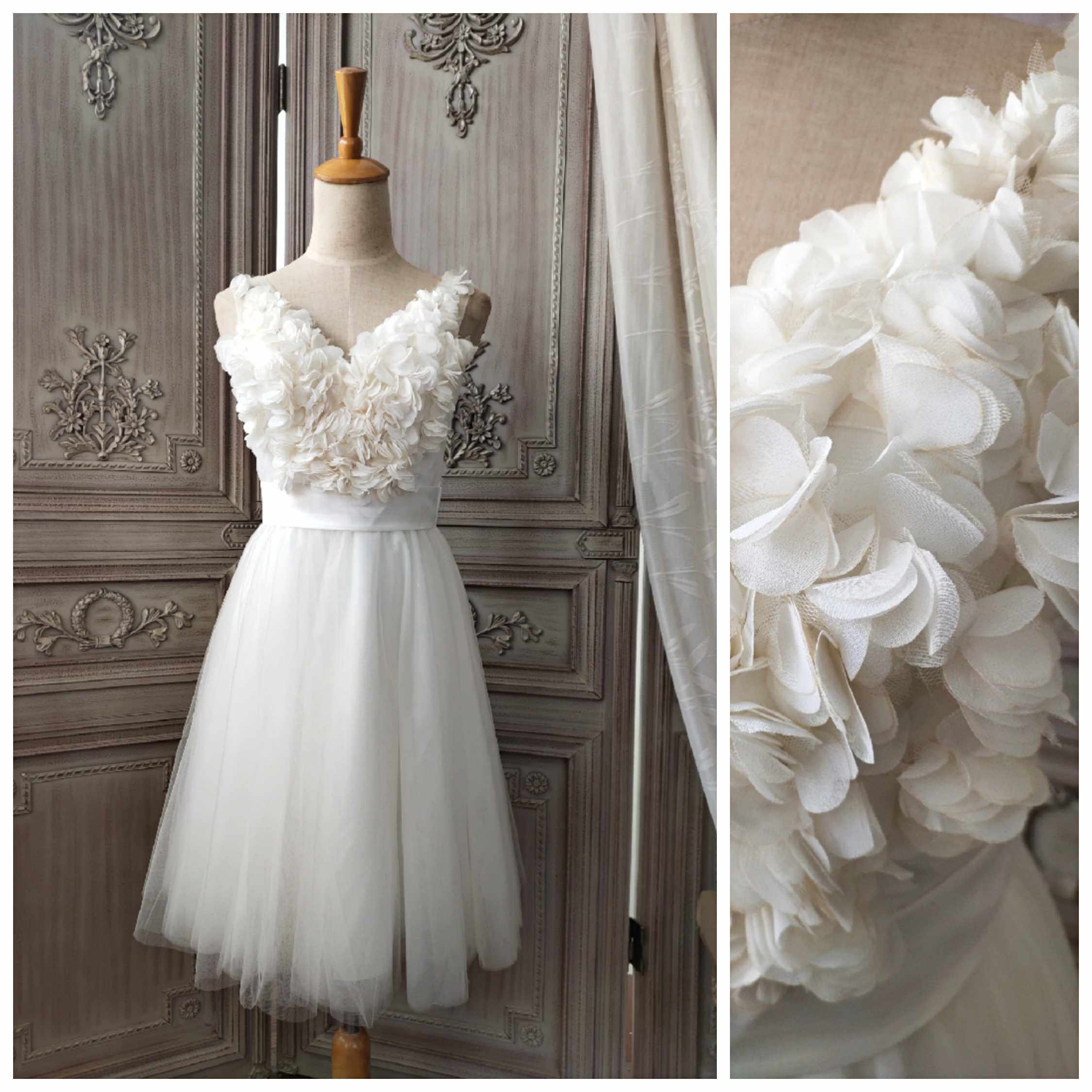 伴娘礼服短款公主