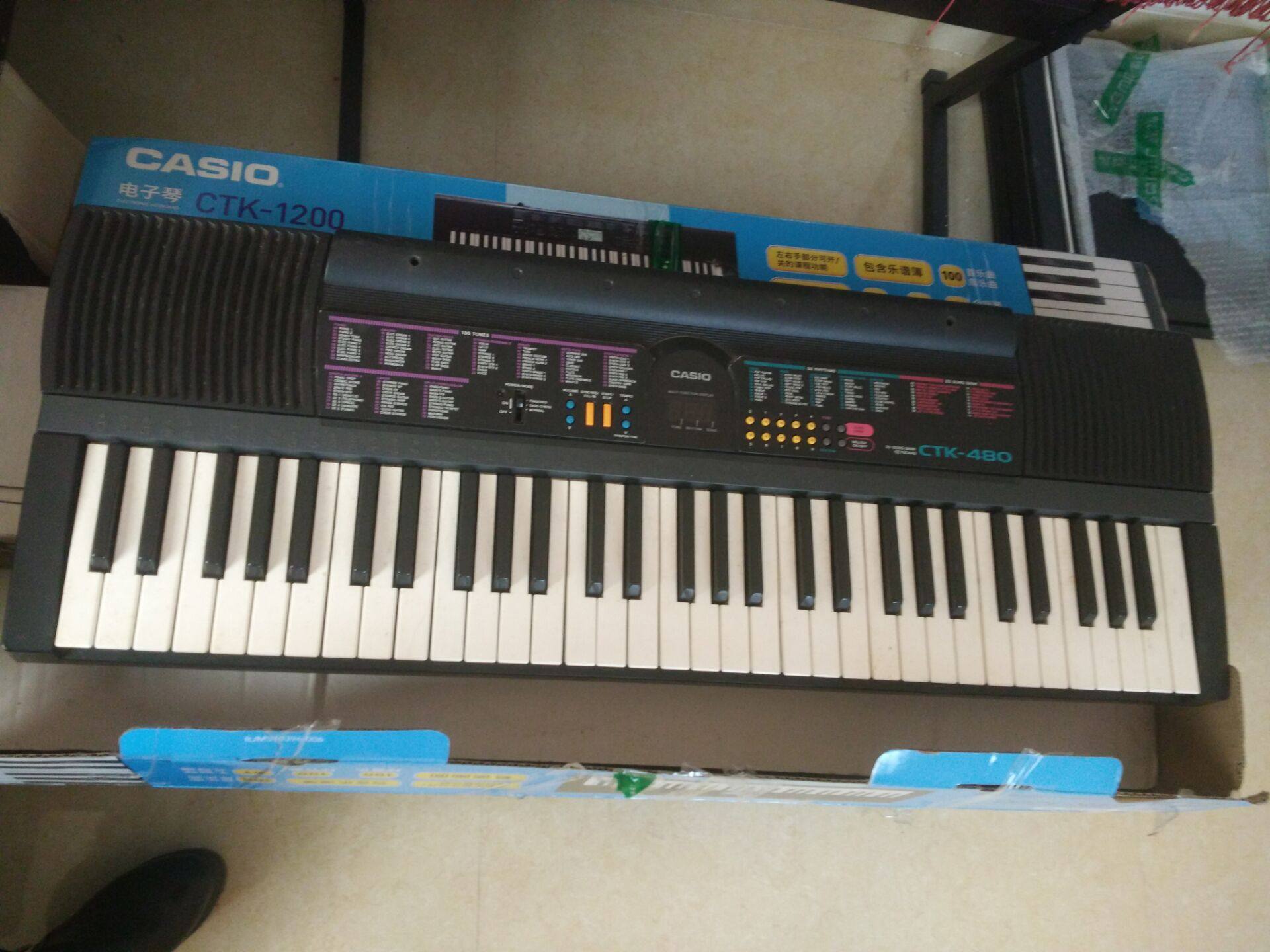 热销卡西欧电子琴成人61键 二手_现货成人二手卡西欧ctk480考级琴专业