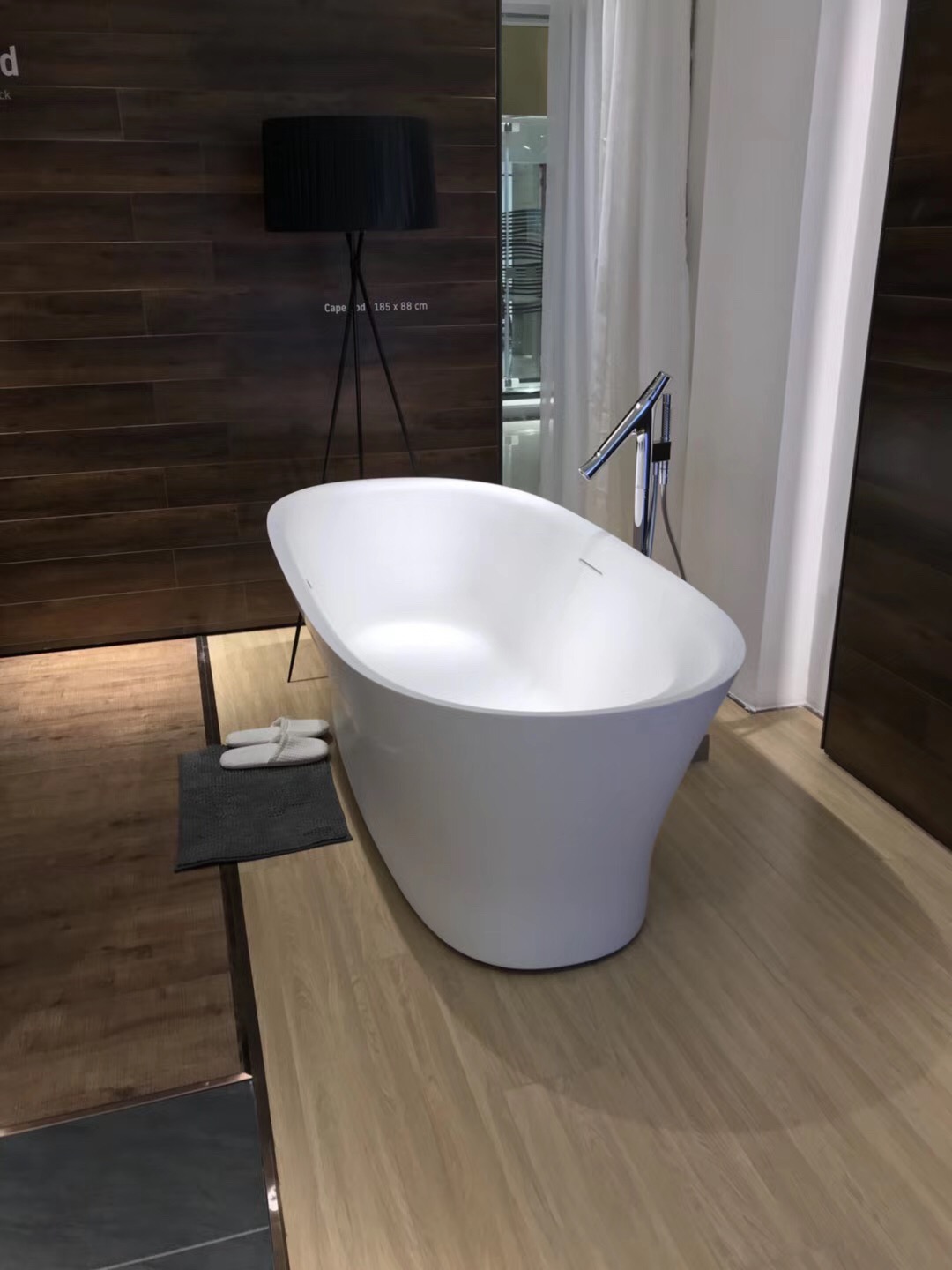 德国品牌原装雅生斯达克Organic落地式恒温浴缸龙头12016000全铜