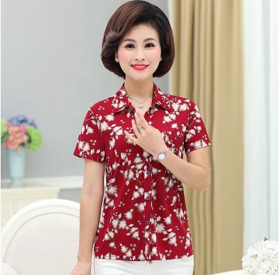 适合40岁中年女人穿的衣服45妈妈装夏季寸衣衬衫50多上衣服55左右在类目 女装/女士精品, 中老年女装中 - 来自Buy2taobao.com提供专业的淘宝代购服务