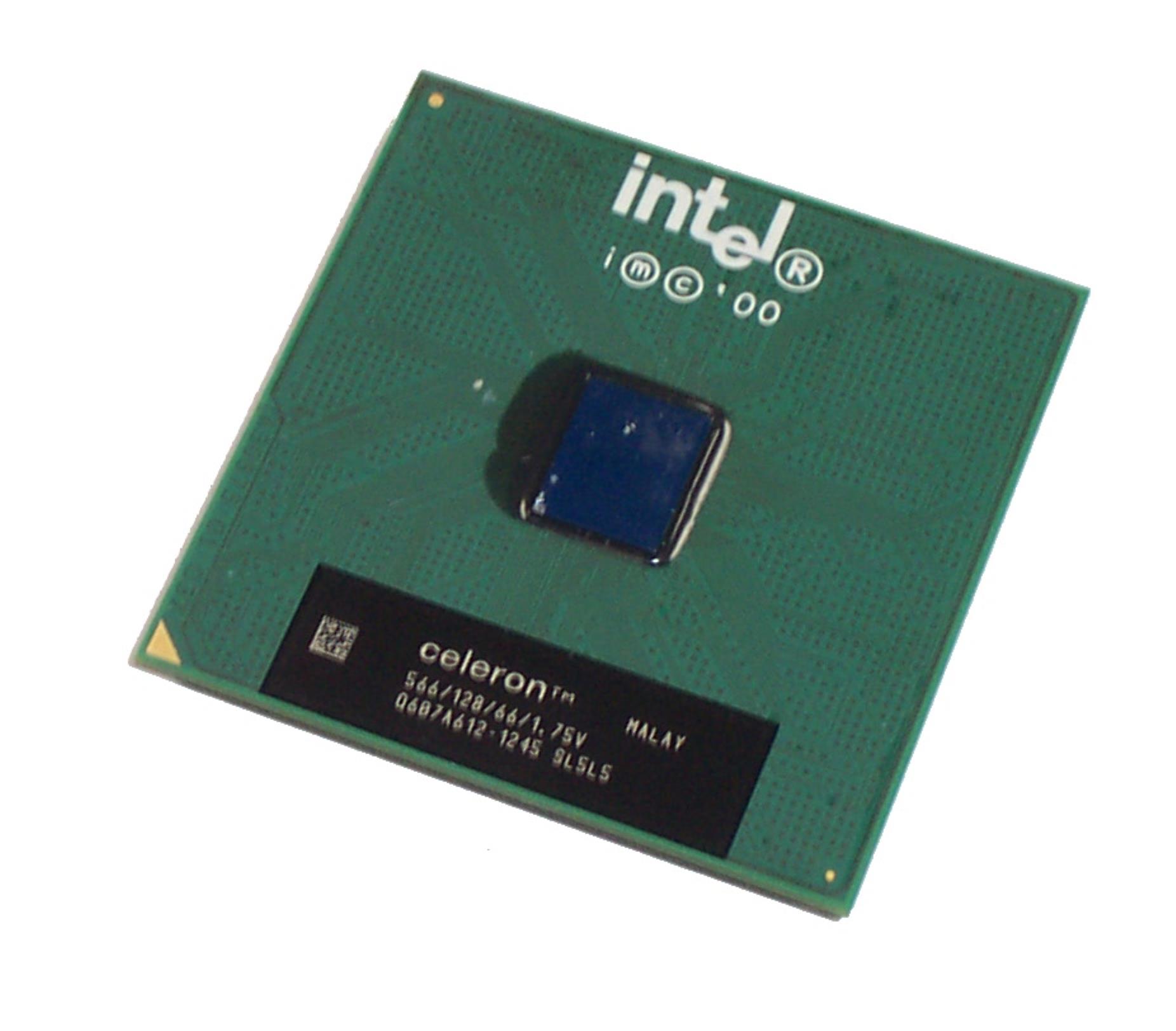赛扬intel celeron 566/128/66 370针接口台式cpu sl5l5 sl4pc