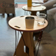 北欧桦木海洋板茶几网红咖啡店小边几创意板凳迷你茶桌家用小凳子