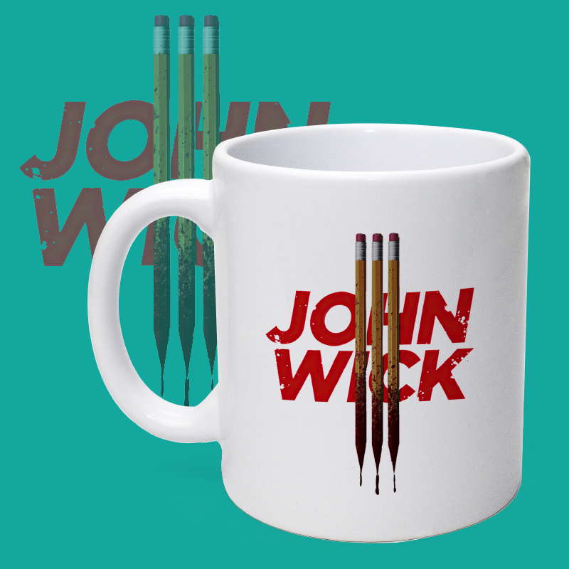 疾速备战马克杯JohnWick3 基努里维斯 电影周边 道具杀神John杯子