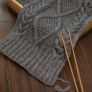 手工diy编织材料包的粗山羊绒毛线送男友自织围巾打围脖线送教程