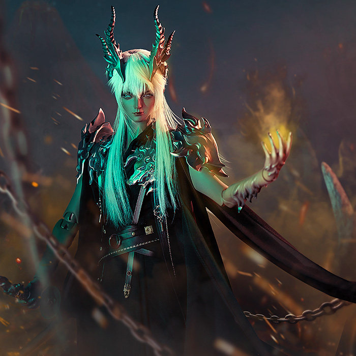 折扣男娃古风含肩68bc0022现货官服兽版穷奇bjdbjd娃娃