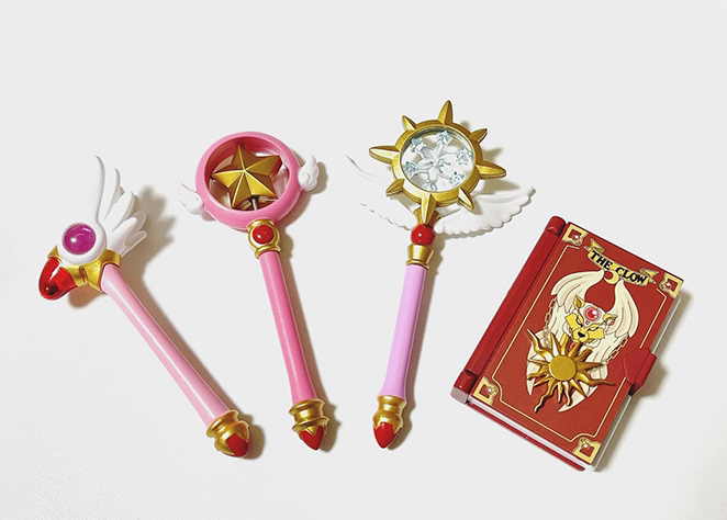 包邮 现货 万代 扭蛋 魔卡少女樱 权杖 库洛牌 封印书 封印之杖