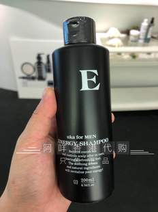 现货 日本UKA ENERGY shampoo 男士专用洗发水 去油清洁清爽