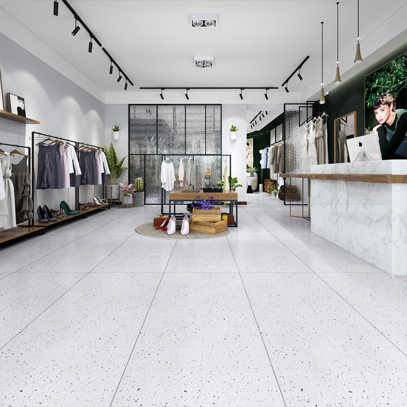 柔光水磨石瓷砖600x1200商场客厅餐厅卫生间防滑地砖庭院地板砖