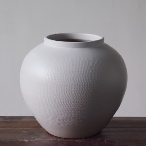 陶罐子插花图片