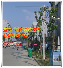 6米道路监控立杆电子警察杆平安城市杆道路卡口杆天网工程监控杆