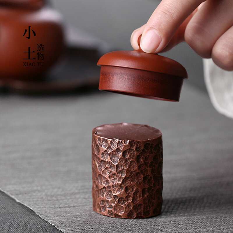 实心锤纹紫铜紫砂壶盖托全手工盖置铁壶盖架茶置茶道零配摆件纯铜