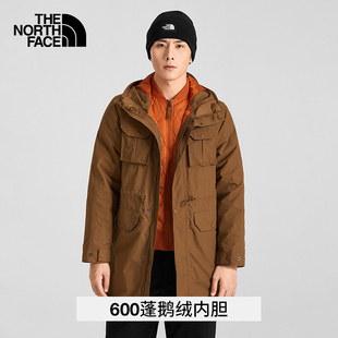 TheNorthFace北面男户外防风保暖羽绒服内胆三合一冲锋衣外套5B1A