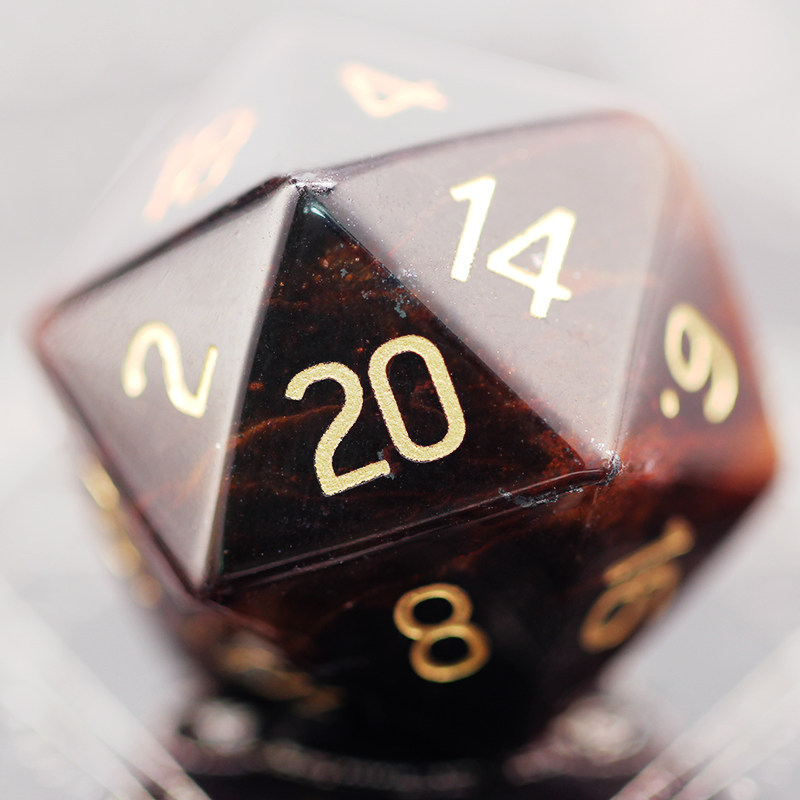 d20天然红虎石龙与地下城dnd万智牌第五人格跑团数字骰子