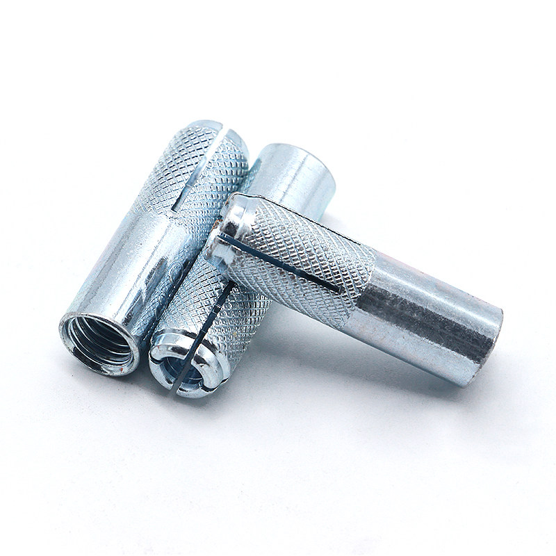 国标镀锌 内膨胀管 内爆壁虎 平爆螺丝m6-m8-10-12顶爆