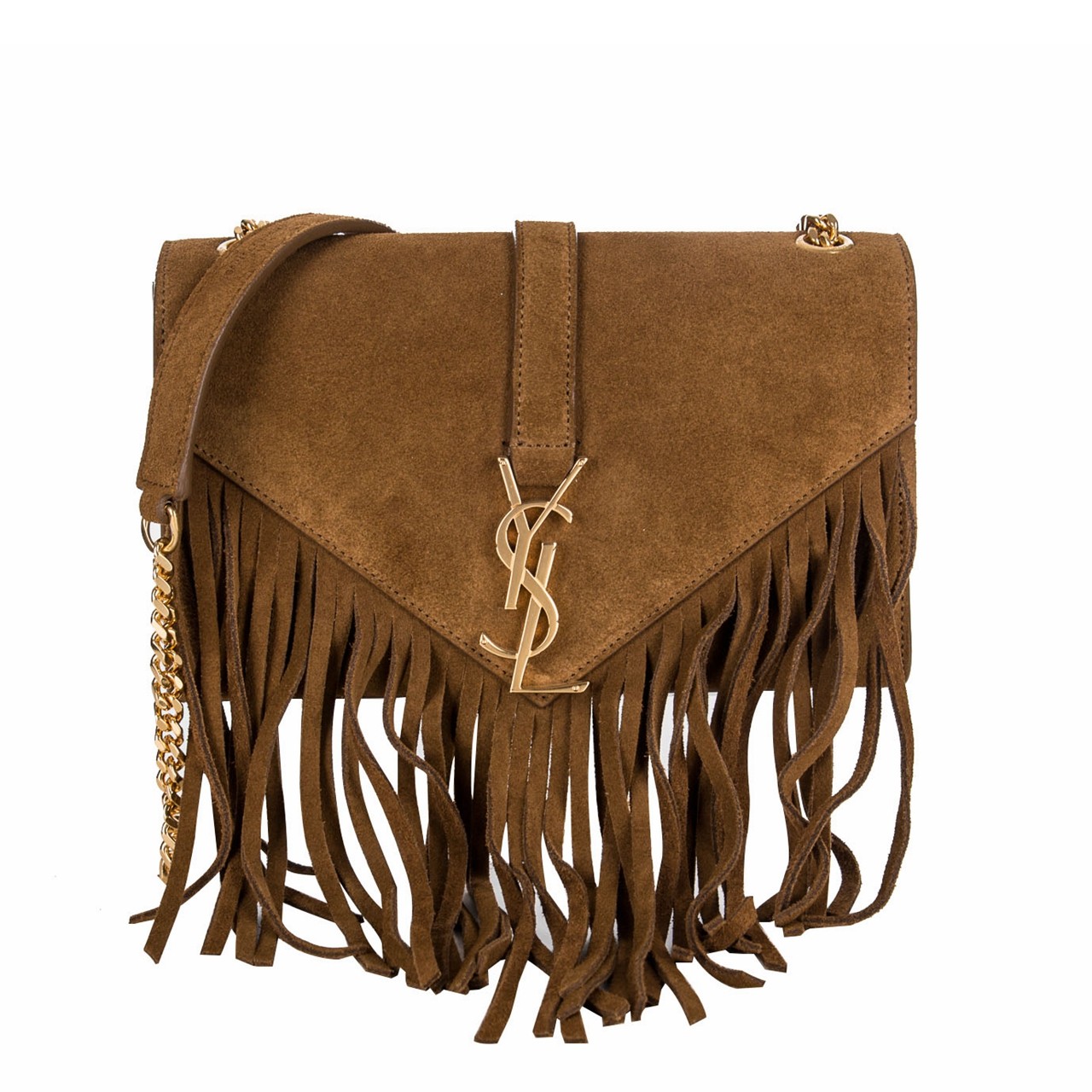 [9.5新]圣罗兰ysl女士流苏单肩包gxh*