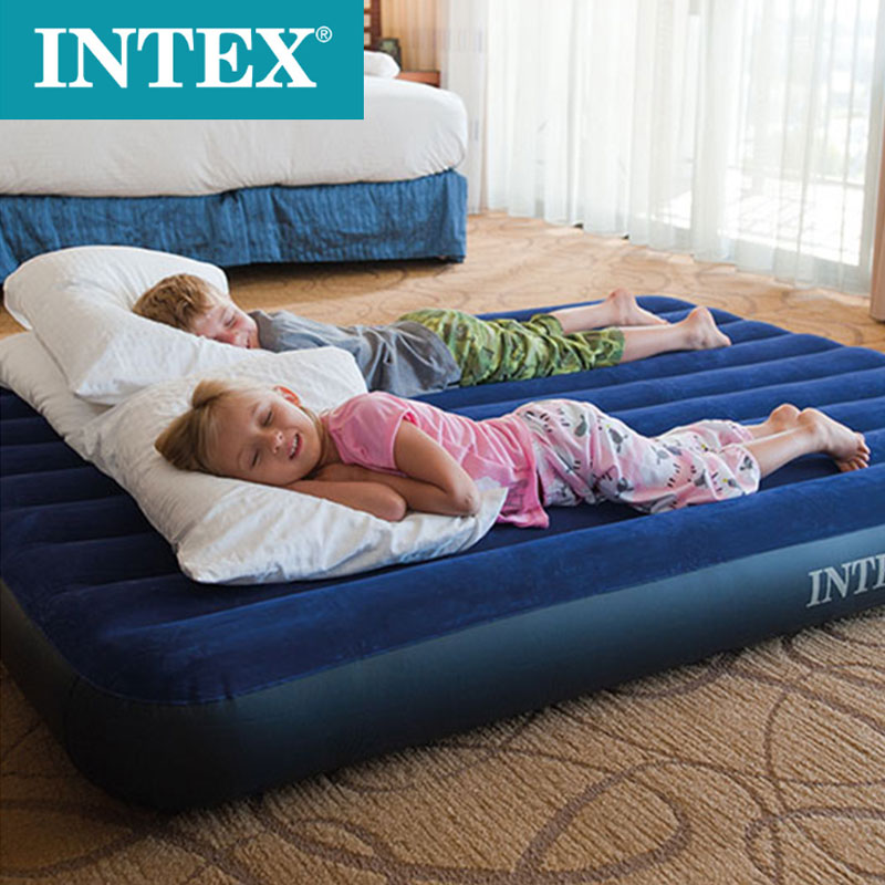 intex充气床单人双人办公室宿舍家用帐篷午休便携防潮充气床垫