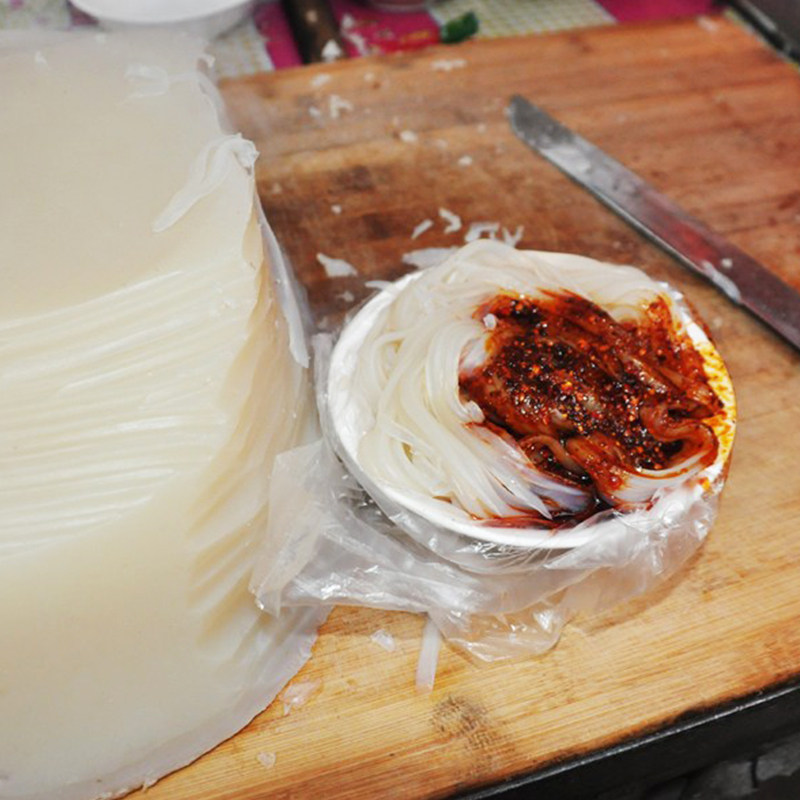 天水凉粉捞捞削削凉粉三阳川特产豌豆凉粉6份装真空包装带料包邮