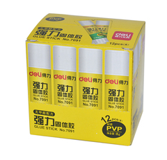 【得力文具】得力新品PVP固体胶水 8G 粘性超强 得力7091固体胶